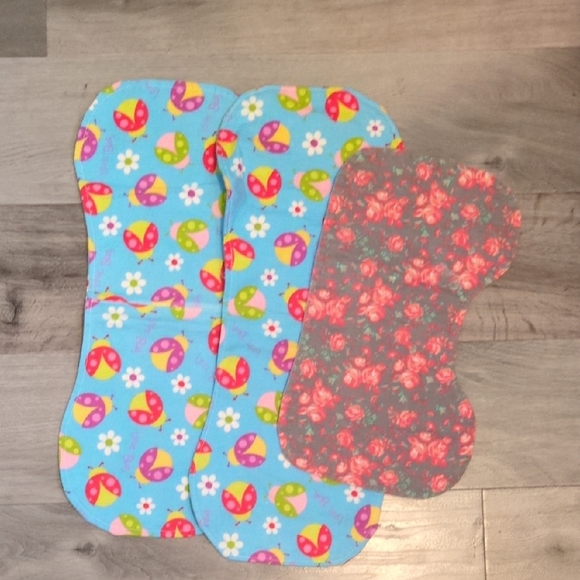 Colorful Reusable Cloth Burb Cloths - Picture 1 of 1